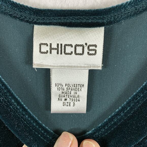 Womens Iridescent Velvet Tank Top US XL Green Stretch Whimsigoth‎ Witchy Layer - Picture 7 of 10